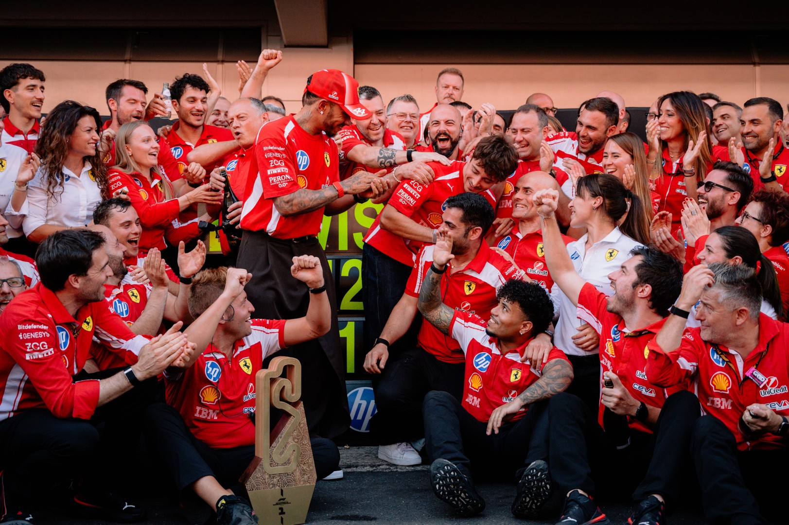 Lewis Hamilton - Catalogne - Ferrari