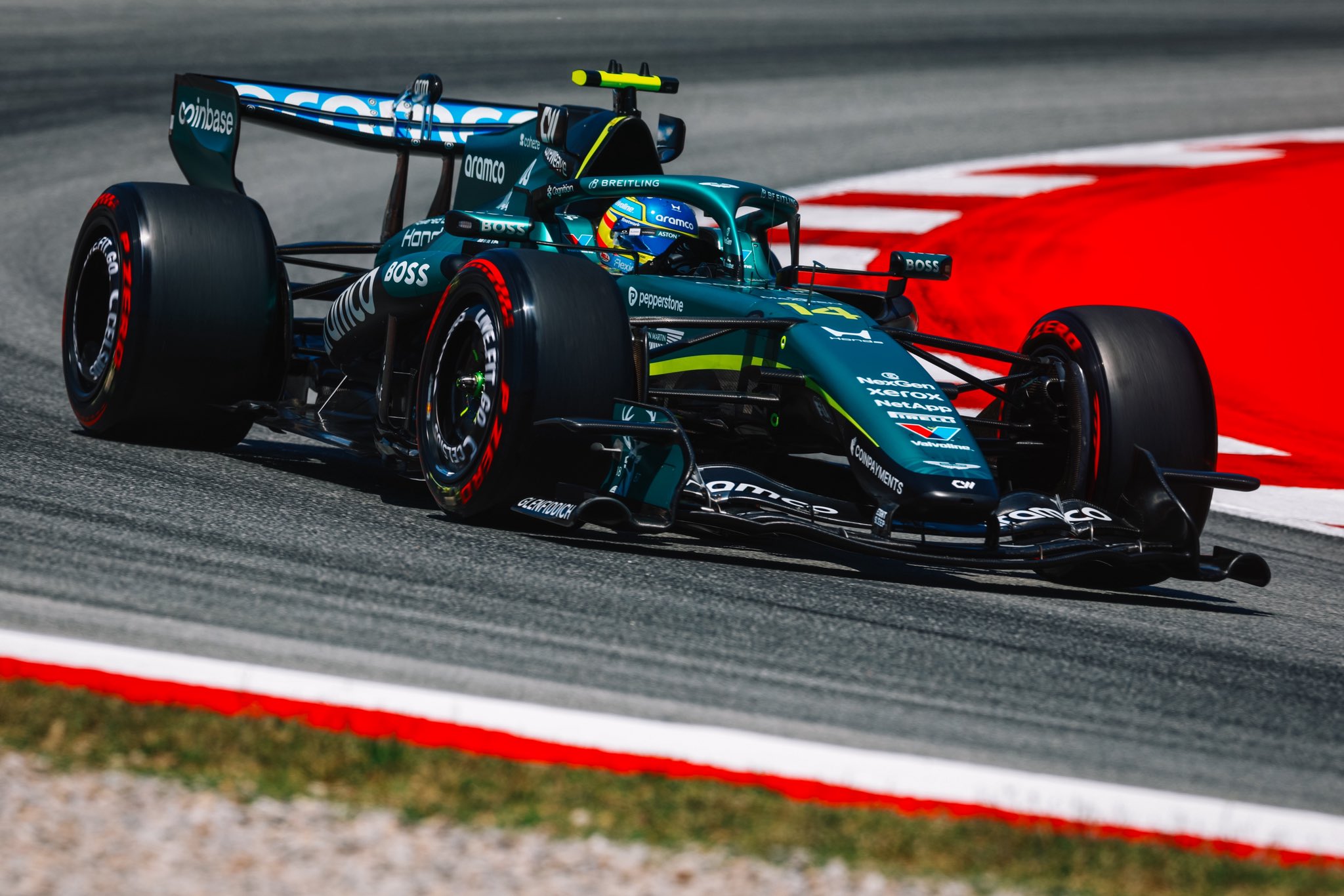 Alonso - Barcelone - Aston Martin