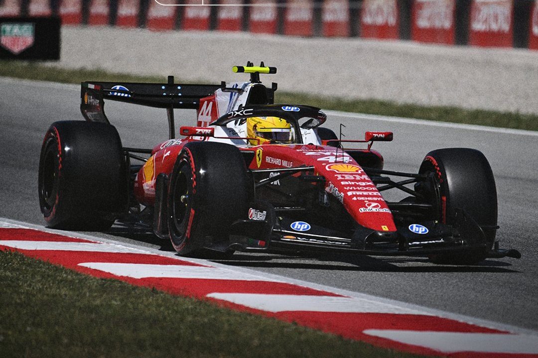 Lewis Hamilton - Catalogne - Ferrari