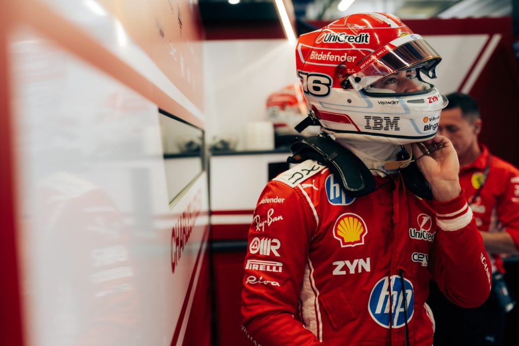 Leclerc gêné par un drapeau jaune lors des qualifications à Spa