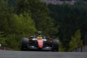 Lewis Hamilton pénalisé par les réparations de sa Ferrari à Spa