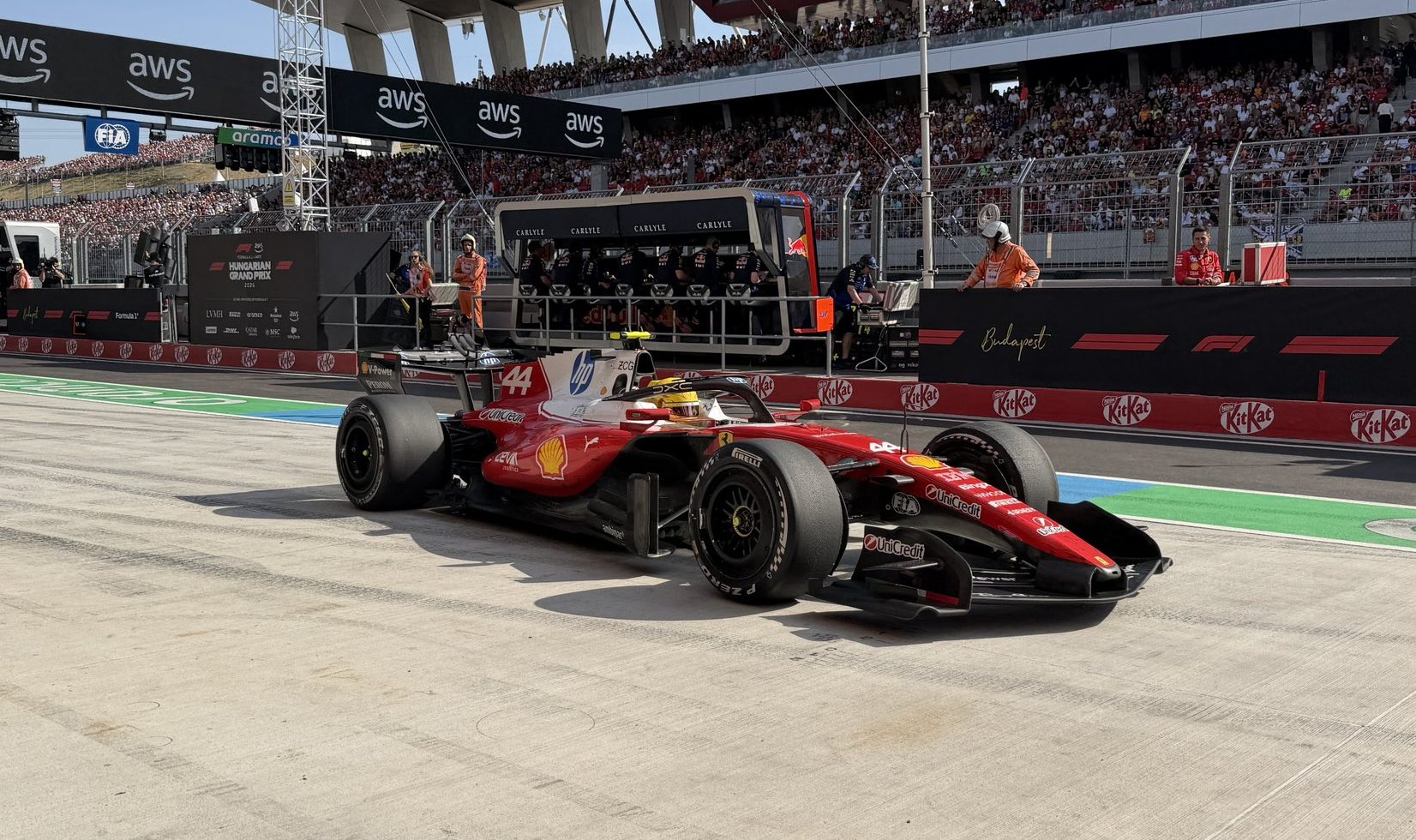 Avant sa pénalité, Hamilton avait déjà perdu des places à cause du VSC