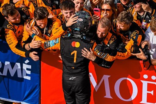 Lando Norris s’impose à Zandvoort au terme d’une course chaotique